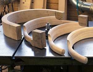 Техника "холодного гнутья" древесины – когда можно обойтись без пропаривания