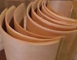 Склеивание гнутых слоеных заготовок в один прием (ламели)