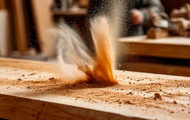 Как минимизировать образование пыли при работе с древесиной