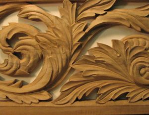 Техника выборки фона в рельефной резьбе