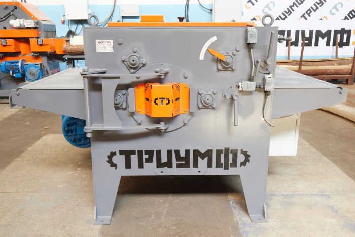 Многопильный одновальный кромкообрезной станок  «ТРИУМФ» М1000