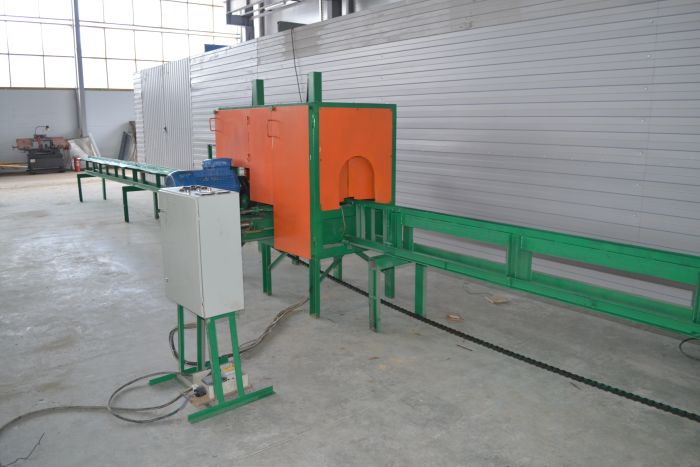 Станок для распиловки тонкомерных бревен Мамонт (2х22Квт)