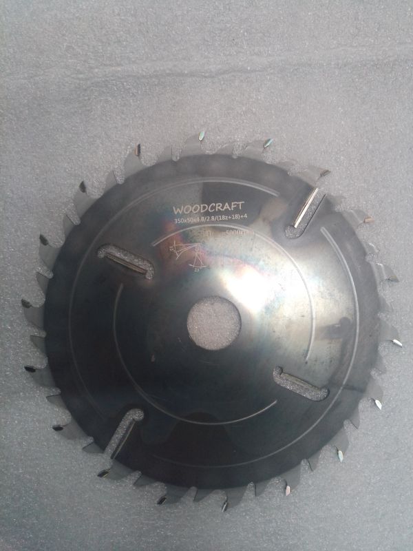 WoodCraft Пила дисковая 350*50*2,8/4,8/(18z+18)+4 WZ 28 град.