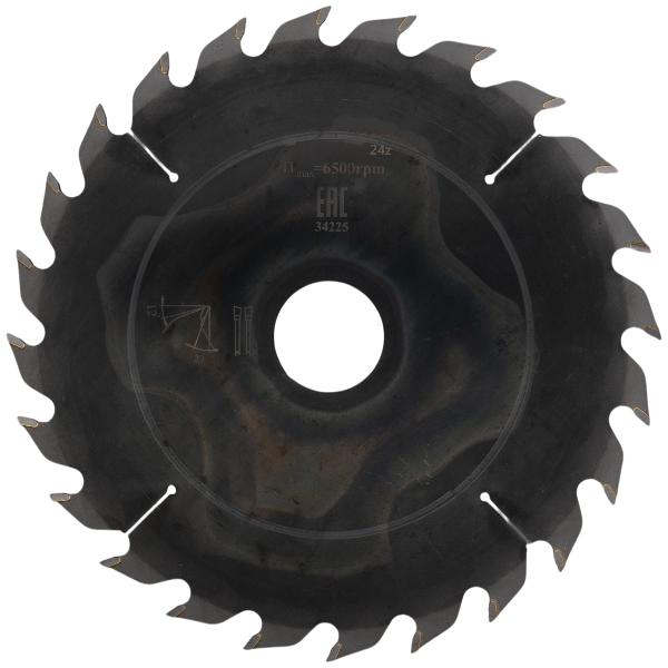 Пила дисковая 120х20х3.0/4.0/24z (Подрезная)