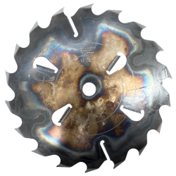 WOLVERINE Пила дисковая 630*70*4,0/6,2/18z+6 (2 шпон.паза 18*10)