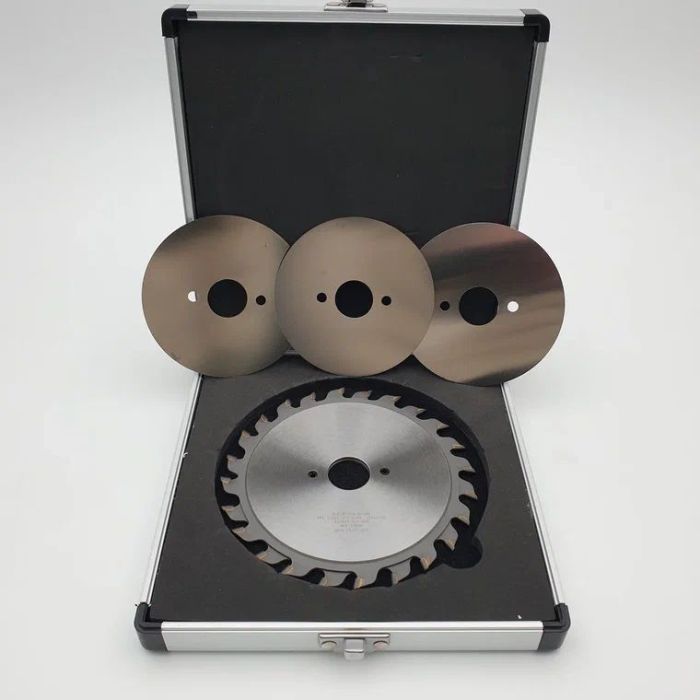 Пильный диск  подрезной алмазный PCD для ДСП  120*2,8-3,6*22*12+12T RED SAMURAI