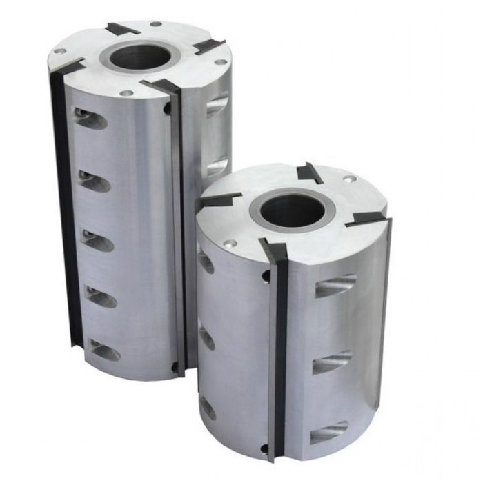 Барабан дюралевый с ножами HSS для плоского строгания RED SAMURAI D=125 d=32 H=240 Z4