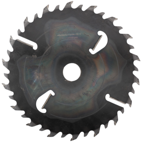 WOLVERINE Пила дисковая 400*50*2,8/4,2/(18z+18)+4 WZ