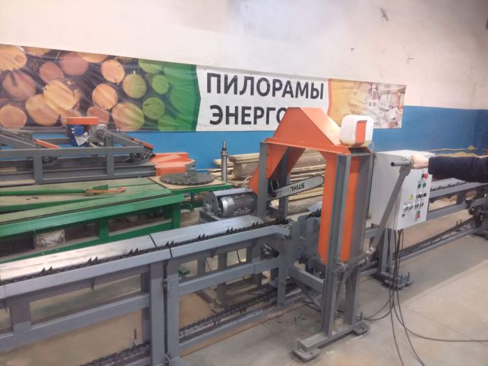 Линия раскряжевки бревен  «ТРИУМФ» СТБ 450