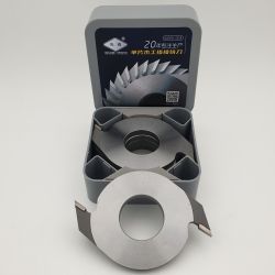 Насадная фреза веерная для шипового сращивания древесины заплечик XIAN FENG 160x50x10x2T grey