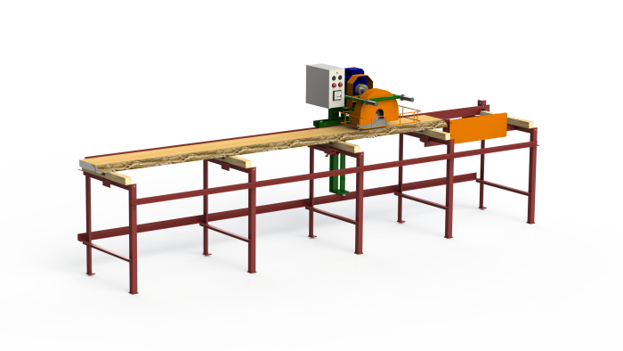 Кромкообрезной однопильный электрический станок Алтаи?-007