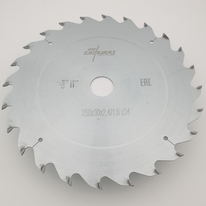 Пильный диск для продольного пиления 250x30x3.2/2.2x24 WZ RED SAMURAI