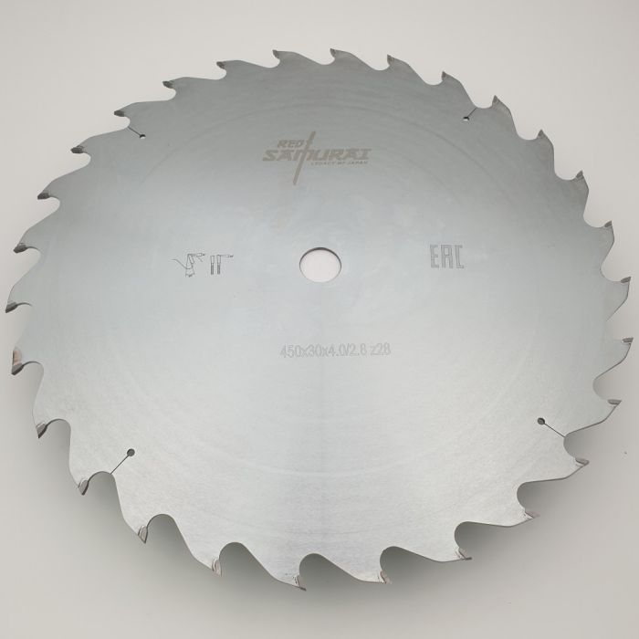 Пильный диск для продольного пиления 450x50x4.0/2.8x56 WZ RED SAMURAI