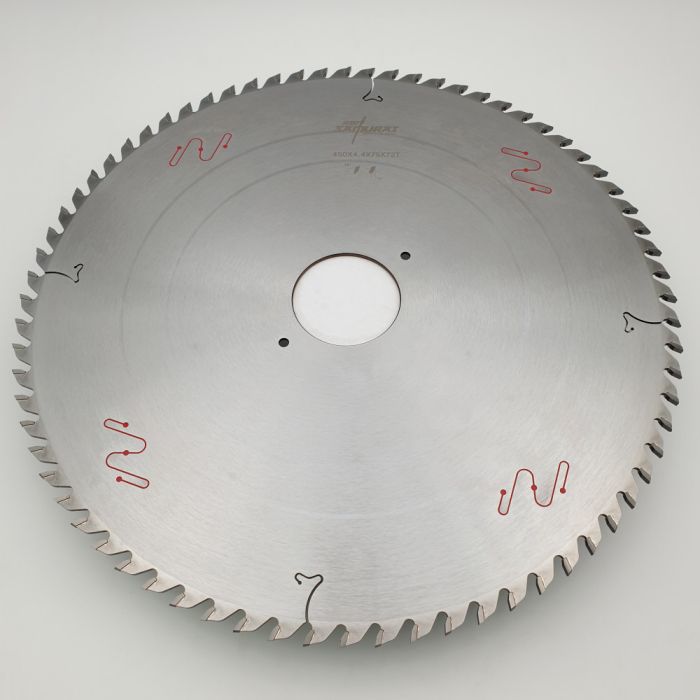 Пильный диск для раскроечных центров 450x4.4/3.2x75 Z72 RED SAMURAI