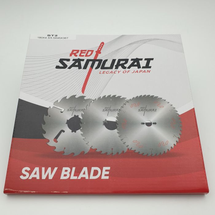 Пильный диск для раскроечных центров подрезной 180x4.3-5.5/3.2x45 Z36 RED SAMURAI