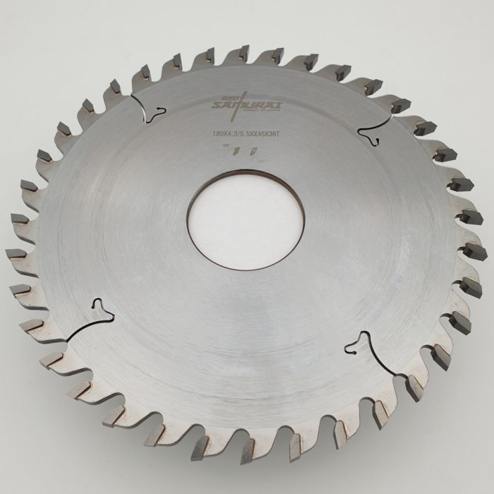 Пильный диск для раскроечных центров подрезной 180x4.7-5.9/3.2x45 Z36 RED SAMURAI