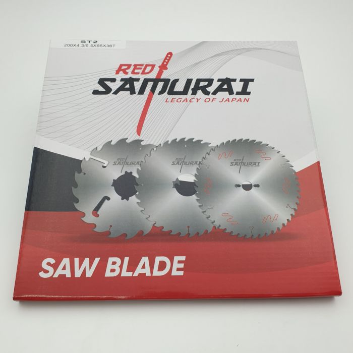 Пильный диск для раскроечных центров подрезной 200x4.3-5.5/3.2x65 Z36 RED SAMURAI