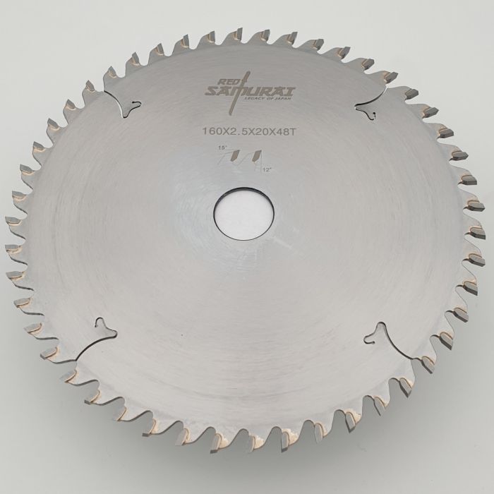 Пильный диск для торцовочных станков 160x20x2.5/1.6 z48 WZ RED SAMURAI