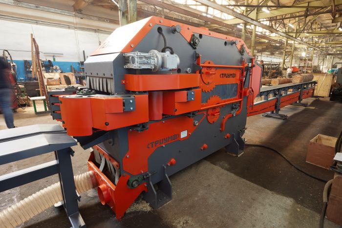 Промышленный двухвальный брусующий станок  «ТРИУМФ» 12П350 Premium